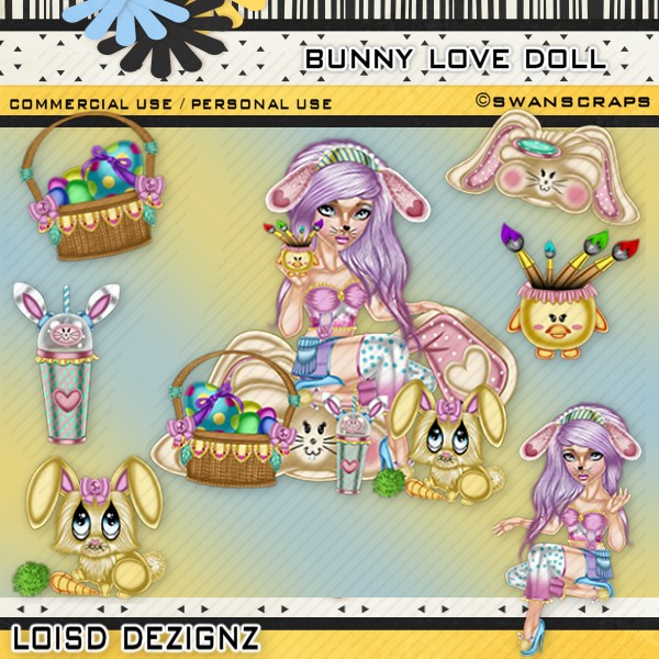 Bunny Love Doll - CU / PU - Click Image to Close