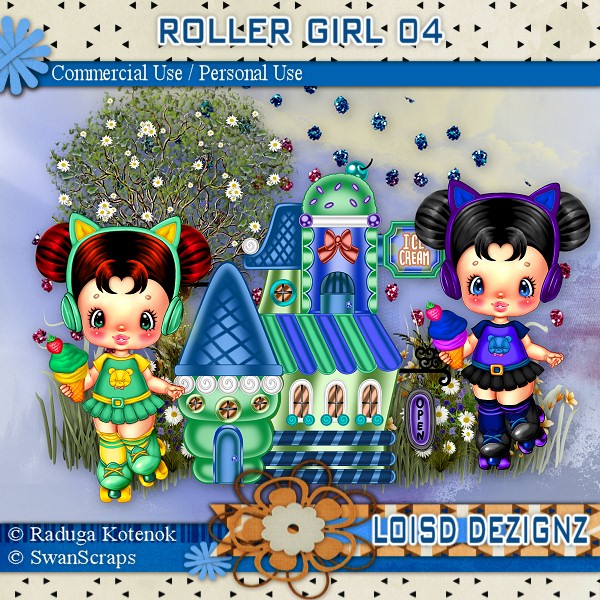 Roller Girl 04 - CU/PU - Click Image to Close