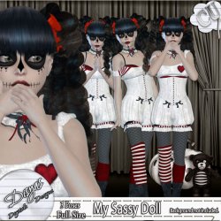 MY SASSY DOLL POSER TUBE PACK CU MY SASSY DOLL POSER TUBE PACK CU