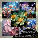 AI - Glimmering Flowers BG